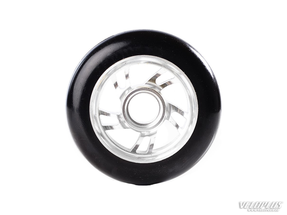 Роликовое лыжное колесо SKATE PU2 100x24мм с подшипниками скорость 2 (1 шт) для оси 6 мм