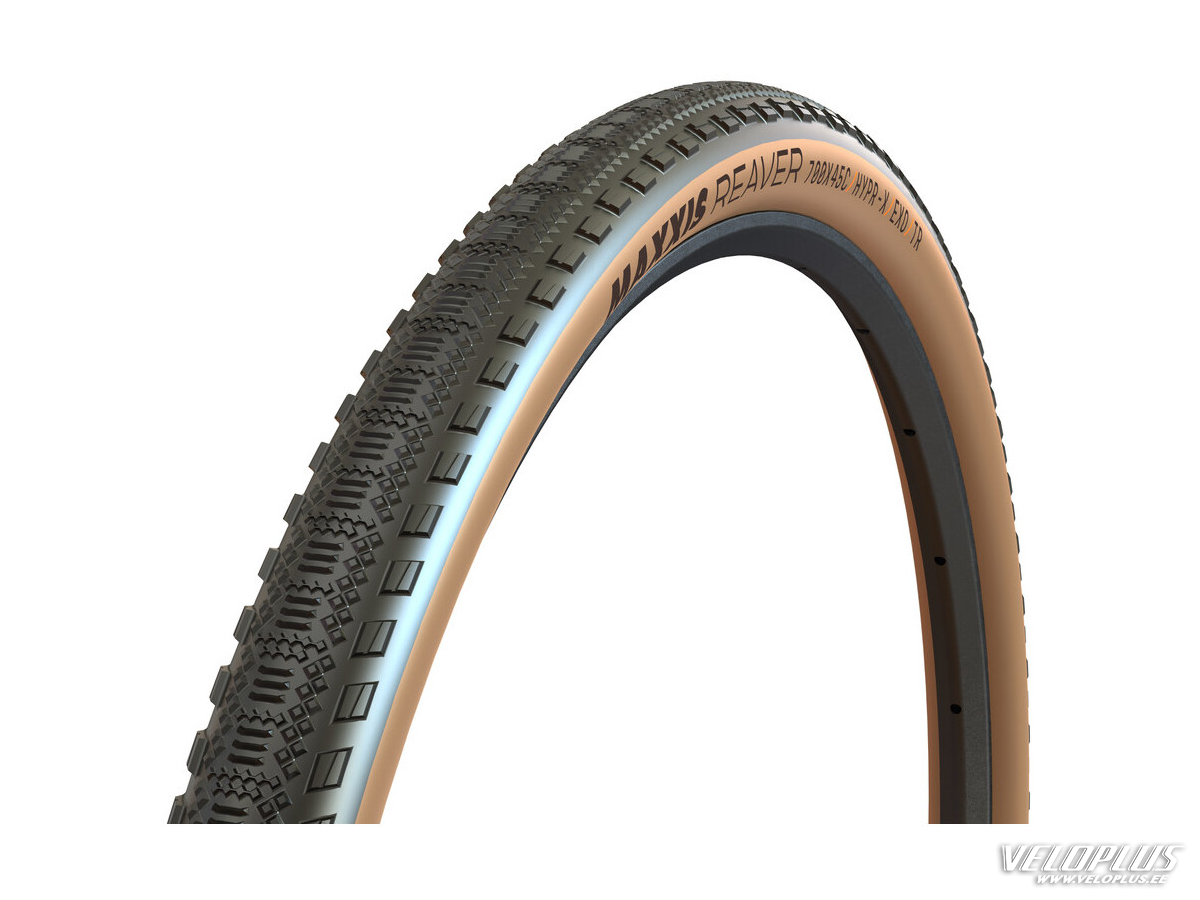 Tire Maxxis Reaver 700x45 HYPR-X/EXO/TR 120TPI Tanwall