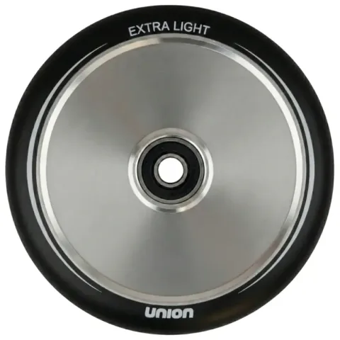 Potkupyörän pyörä UNION SUPER LIGHT 110mm musta/hopea