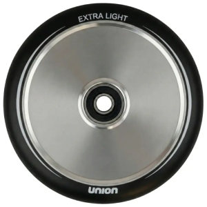 Paspirtuko ratas UNION SUPER LIGHT 110mm juoda/sidabrinė