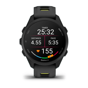 Garmin Forerunner 170, чёрный с чёрно-жёлтым ремешком Amp Yellow