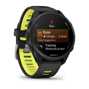 Garmin Forerunner 170 Music, черные с черно/ярко-желтым ремешком
