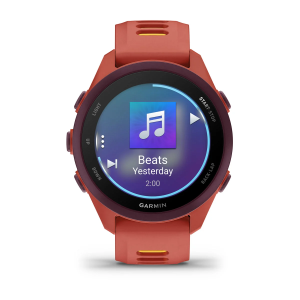 Garmin Forerunner 170 Music, Тёмно-розовый с оранжево-жёлтым ремешком