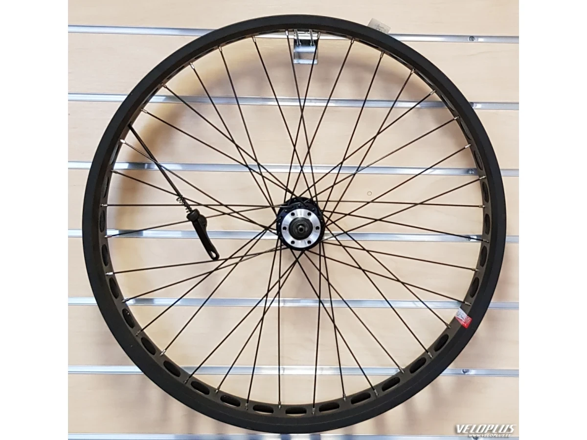 Front wheel 26" MONTANA FAT black w/ red rim tape