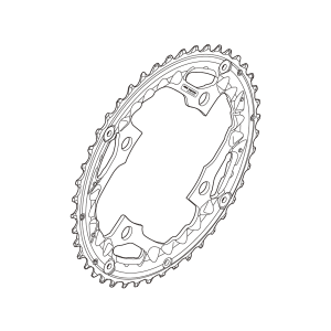 Eturatas Shimano Deore FC-T521 44T