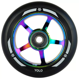 Scooter Wheel UNION YOLO 100mm Black/Neochrome