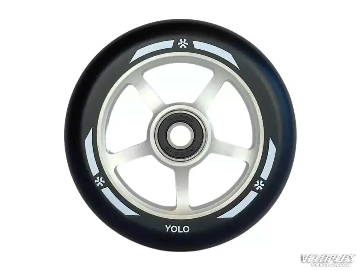 Scooter Wheel UNION YOLO 100mm Black/Silver