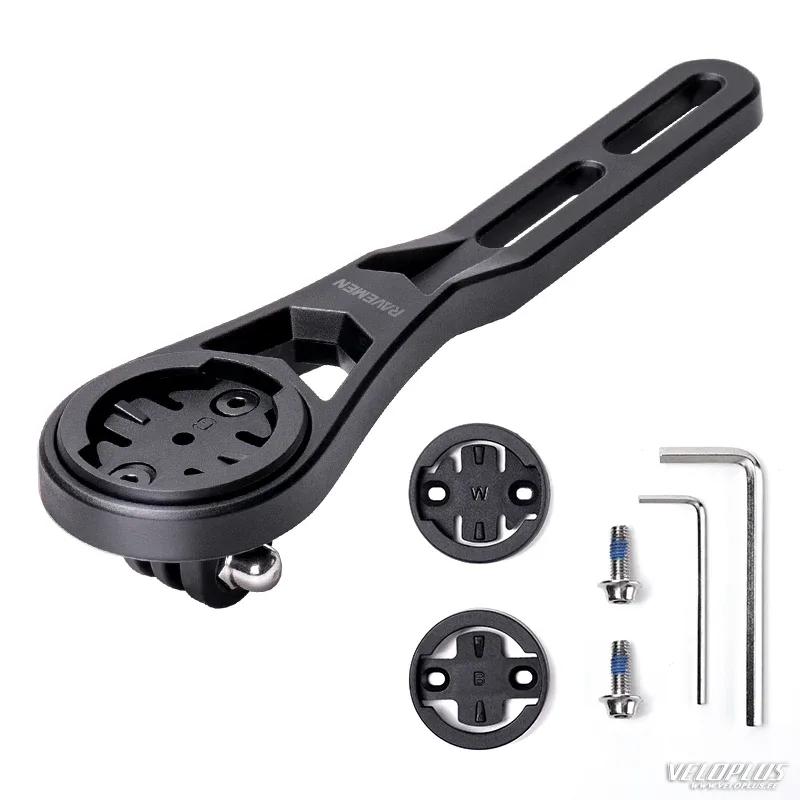 Rattakompuutri hoidik RAVEMEN AOM06 Quarter-Turn + GoPro/esitule kinnitiga aerolenksudele