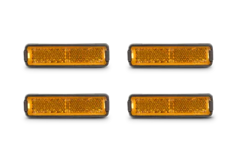 Pedaalihelkurite komplekt RFR 4 tk oranž