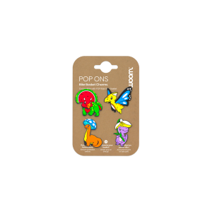 Украшения для велосипедной корзины WOOM POP ONS Florassic Park