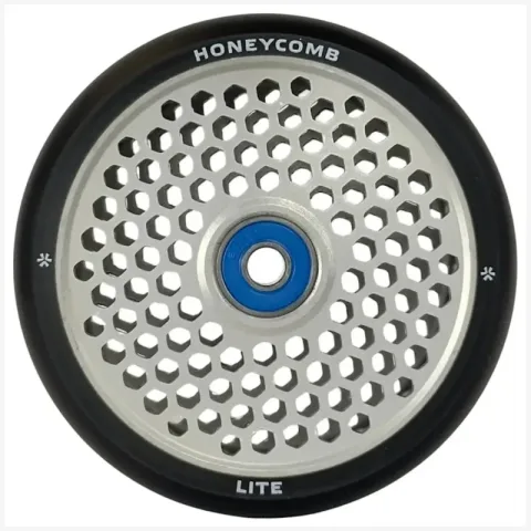 Scooterin pyörä UNION HONEYCOMB LITE 110 mm musta/hopea