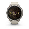 Garmin fenix 9 Pro - 43mm Titaani ja Fog Gray/Dark Sandstone -silikonihihna thumbnail 2