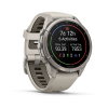 Garmin fenix 9 Pro - 43mm Titaani ja Fog Gray/Dark Sandstone -silikonihihna thumbnail 3