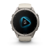 Garmin fenix 9 Pro - 43mm Titaani ja Fog Gray/Dark Sandstone -silikonihihna thumbnail 6