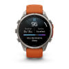 Garmin fenix 9 Pro - inReach 47mm Titāna ar rudens oranžu/dzirkstoši oranžu silikona siksniņu thumbnail 11