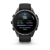 Garmin fenix 9 Pro - 47mm Hiilenharmaa DLC-titaani ja Black/Pebble Gray -silikonihihna thumbnail 11