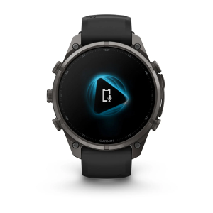 Garmin fenix 9 Pro - 47mm Hiilenharmaa DLC-titaani ja Black/Pebble Gray -silikonihihna