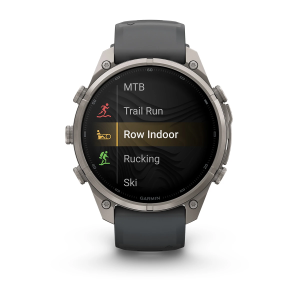 Garmin fenix 9 Pro - inReach 47mm Titanas su grafito spalvos / juodu silikoniniu dirželiu