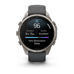 Garmin fenix 9 Pro - inReach 47mm Titanas su grafito spalvos / juodu silikoniniu dirželiu