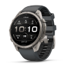 Garmin fenix 9 Pro - 47mm Titāna ar grafīta krāsas/melnu silikona siksniņu thumbnail 1