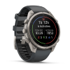 Garmin fenix 9 Pro - 47mm Titāna ar grafīta krāsas/melnu silikona siksniņu thumbnail 3