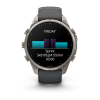 Garmin fenix 9 Pro - 47mm Titāna ar grafīta krāsas/melnu silikona siksniņu thumbnail 9