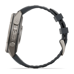 Garmin fenix 9 Pro - 47mm Titāna ar grafīta krāsas/melnu silikona siksniņu