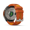 Garmin fenix 9 Pro - inReach 51mm Titāna ar rudens oranžu/dzirkstoši oranžu silikona siksniņu thumbnail 12