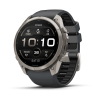 Garmin fenix 9 Pro - 51mm Titāna ar grafīta krāsas/melnu silikona siksniņu thumbnail 1