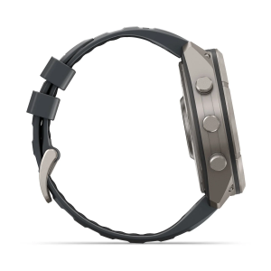 Garmin fenix 9 Pro - 51mm Titāna ar grafīta krāsas/melnu silikona siksniņu