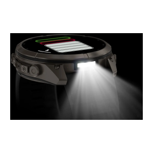 Garmin fenix 9 Pro - 51mm Titāna ar grafīta krāsas/melnu silikona siksniņu