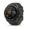 Garmin fenix 9 Pro - inReach 51mm Pilkos anglies spalvos DLC titanas su juodos / akmenėlių pilkos spalvos silikoniniu dirželiu thumbnail 1
