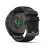 Garmin fenix 9 Pro - inReach 51mm Pilkos anglies spalvos DLC titanas su juodos / akmenėlių pilkos spalvos silikoniniu dirželiu thumbnail 12