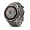 Garmin fenix 9 Pro - inReach, Solar, 47mm Titanas su akmenėlių pilkos spalvos silikoniniu dirželiu thumbnail 1