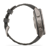 Garmin fenix 9 Pro - inReach, Solar, 47mm Titanas su akmenėlių pilkos spalvos silikoniniu dirželiu thumbnail 5