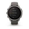 Garmin fenix 9 Pro - inReach, Solar, 47mm Titanas su akmenėlių pilkos spalvos silikoniniu dirželiu thumbnail 7