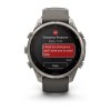Garmin fenix 9 Pro - inReach, Solar, 47mm Titanas su akmenėlių pilkos spalvos silikoniniu dirželiu thumbnail 8