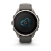 Garmin fenix 9 Pro - inReach, Solar, 47mm Titanas su akmenėlių pilkos spalvos silikoniniu dirželiu thumbnail 10