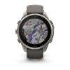 Garmin fenix 9 Pro - inReach, Solar, 47mm Titanas su akmenėlių pilkos spalvos silikoniniu dirželiu thumbnail 11