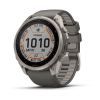 Garmin fenix 9 Pro - inReach, Solar, 51mm Titanas su akmenėlių pilkos spalvos silikoniniu dirželiu thumbnail 1