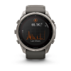 Garmin fenix 9 Pro - inReach, Solar, 51mm Titanas su akmenėlių pilkos spalvos silikoniniu dirželiu thumbnail 4