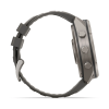 Garmin fenix 9 Pro - inReach, Solar, 51mm Titanas su akmenėlių pilkos spalvos silikoniniu dirželiu thumbnail 5
