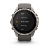 Garmin fenix 9 Pro - inReach, Solar, 51mm Titanas su akmenėlių pilkos spalvos silikoniniu dirželiu thumbnail 7