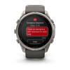 Garmin fenix 9 Pro - inReach, Solar, 51mm Titanas su akmenėlių pilkos spalvos silikoniniu dirželiu thumbnail 8