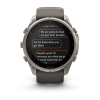 Garmin fenix 9 Pro - inReach, Solar, 51mm Titanas su akmenėlių pilkos spalvos silikoniniu dirželiu thumbnail 9