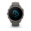 Garmin fenix 9 Pro - 47mm Titāna ar oļu pelēkas krāsas silikona siksniņu thumbnail 6