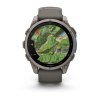 Garmin fenix 9 Pro - 47mm Titāna ar oļu pelēkas krāsas silikona siksniņu thumbnail 7