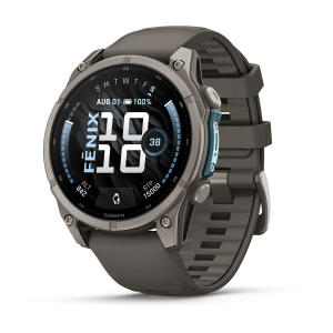 Garmin fenix 9 Pro - 47mm Titāna ar oļu pelēkas krāsas silikona siksniņu