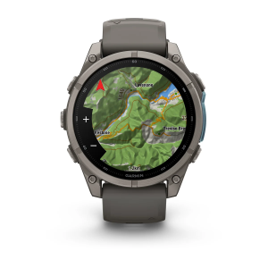 Garmin fenix 9 Pro - 47mm Titāna ar oļu pelēkas krāsas silikona siksniņu