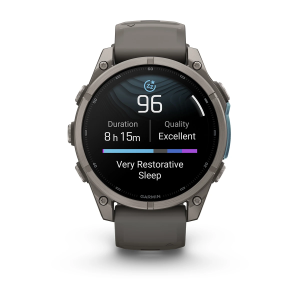 Garmin fenix 9 Pro - 47mm Titāna ar oļu pelēkas krāsas silikona siksniņu